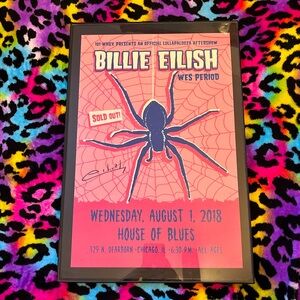 SIGNED Billie Eilish Poster